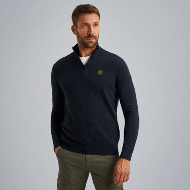 PKW2510301 5281 | Pullover mit halbem Reißverschluss